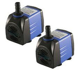 2 X 160GPH Adjustable Submersible Water Pump Aquarium Pond Powerhead Hydroponic-Fish-Aquaneat-PetPhenom