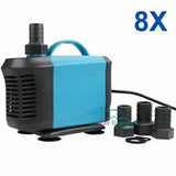 8 PCS 1200 GPH Aquarium Tank Fountain Hydroponic Submersible Water Pond Pump-Fish-AQUANEAT-PetPhenom