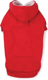 Zack & Zoey Fleece Lined Hoodie - Small/Medium - Red-Dog-Zack & Zoey-PetPhenom