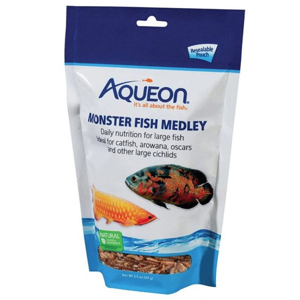 Aqueon Monster Fish Medley Food, 3.5 oz-Fish-Aqueon-PetPhenom
