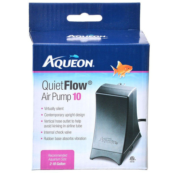 Aqueon QuietFlow Air Pump, Air Pump 10 - (2-10 Gallon Aquariums)-Fish-Aqueon-PetPhenom