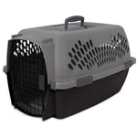 Aspen Pet Fashion Pet Porter Kennel Dark Gray and Black, 10 - 20 lbs-Dog-Aspen Pet-PetPhenom