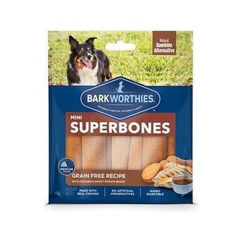Barkworthies - Mini Gluten Free Chck/swt Pot 12pk - Case of 12-6 OZ-Dog-Barkworthies-PetPhenom