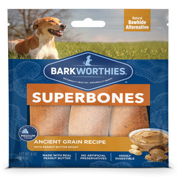 Barkworthies - Sprbne Anct Green W/pb 3pk - Case of 12-6 OZ-Dog-Barkworthies-PetPhenom