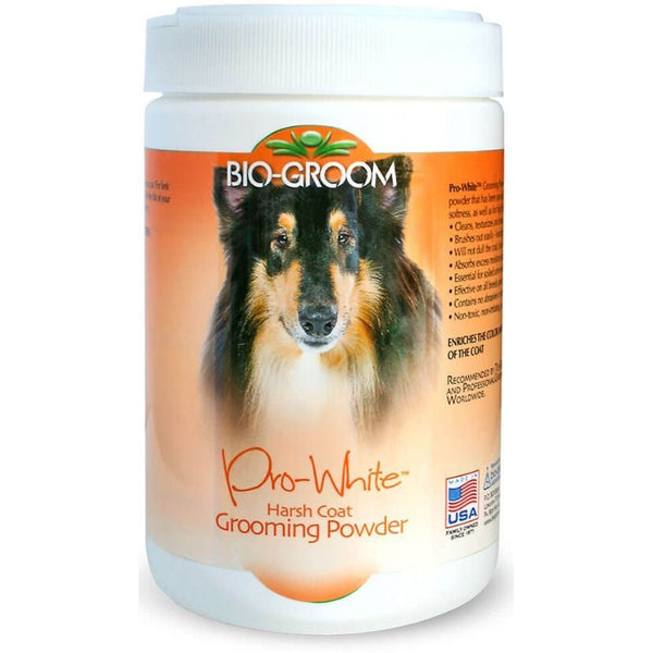 Bio Groom Pro-White Harsh Coat Grooming Powder for Dogs, 8 oz-Dog-Bio-Groom-PetPhenom