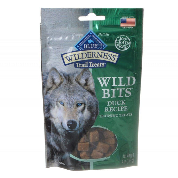 Blue Buffalo Wilderness Trail Treats Wild Bits - Duck Recipe Training Treats, 4 oz-Dog-Blue Buffalo-PetPhenom