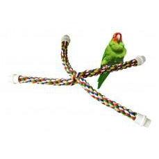 Booda Comfy Perch Cross Multicolor Large 25in-Bird-Booda-PetPhenom