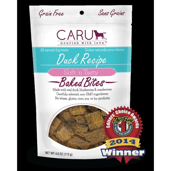 Caru Dog Natural Duck Recipe Bites 4oz.-Dog-Caru-PetPhenom