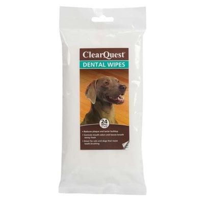 Clear Quest Dental Wipes, 24/pack-Dog-Clr Quest-PetPhenom