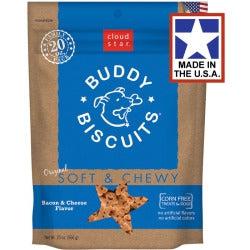 Cloud Star Original Soft & Chewy Buddy Biscuits with Bacon & Cheese Dog Treats, 20-oz. bag-Dog-Cloud Star-PetPhenom