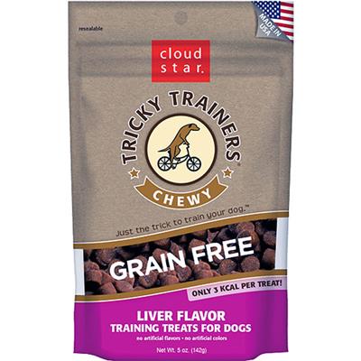 Cloud Star Tricky Trainers Chewy Grain Free Liver Flavor Dog Treats 5oz-Dog-Cloud Star-PetPhenom