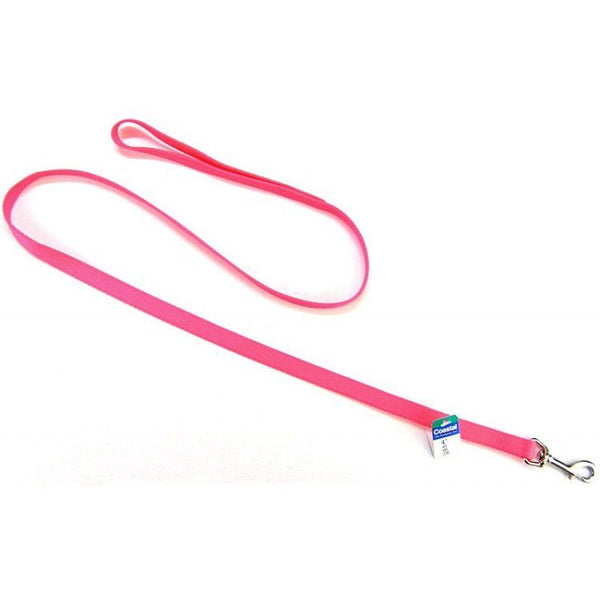 Coastal Pet Nylon Lead - Neon Pink, 4' Long x 5/8" Wide-Dog-Coastal Pet Products-PetPhenom