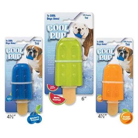 Cool Pup Popsicle Toy - Mini 4-1/2" - Orange-Dog-Cool Pup-PetPhenom