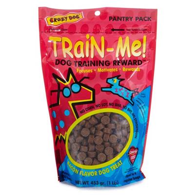 Crazy Dog Train-Me! Training Reward Dog Treats - 16oz. - Bacon-Dog-Crazy Dog-PetPhenom