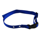 Custom Collars Adjustable Quick Release Nylon Replacement Collar Strap Blue 24" x 0.75" x 0.1"-Dog-Custom Collars-PetPhenom