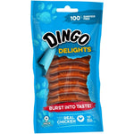 Dingo Delights 100% Rawhide Free Dog Treats with Real Chicken, 9 count-Dog-Dingo-PetPhenom