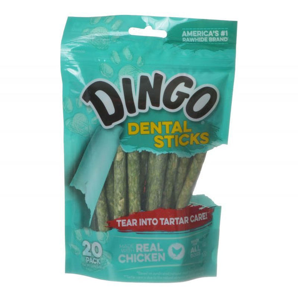 Dingo Dental Sticks for Tartar Control, 20 Pack-Dog-Dingo-PetPhenom