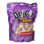 Dingo Meat in the Middle Rawhide Chew Bones, Mini - 2.5" (35 Pack)-Dog-Dingo-PetPhenom