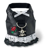 Doggles Dog Harness Biker Dress Extra Extra Small Black-Dog-Doggles-PetPhenom