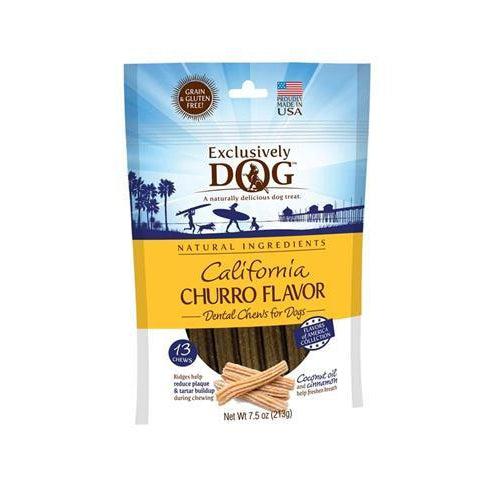Exclusively Dog California Churro Flavor Dental Chew 7.5 oz-Dog-Exclusively Pet-PetPhenom