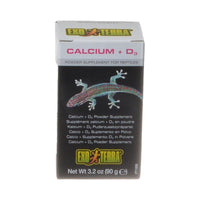 Exo-Terra Calcium + D3 Powder Supplement for Reptiles, 3.2 oz (90 g)-Small Pet-Exo Terra-PetPhenom