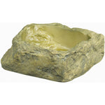 Exo-Terra Granite Rock Reptile Water Dish, Small - 3.75"L x 3"W x 1.25"H-Small Pet-Exo Terra-PetPhenom