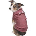 Fashion Pet Flirty Pearl Dog Sweater Pink, Medium-Dog-Fashion Pet-PetPhenom