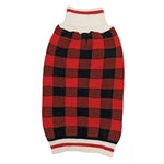 Fashion Pet Plaid Dog Sweater - Red, Large (19"-24" Neck to Tail)-Dog-Fashion Pet-PetPhenom