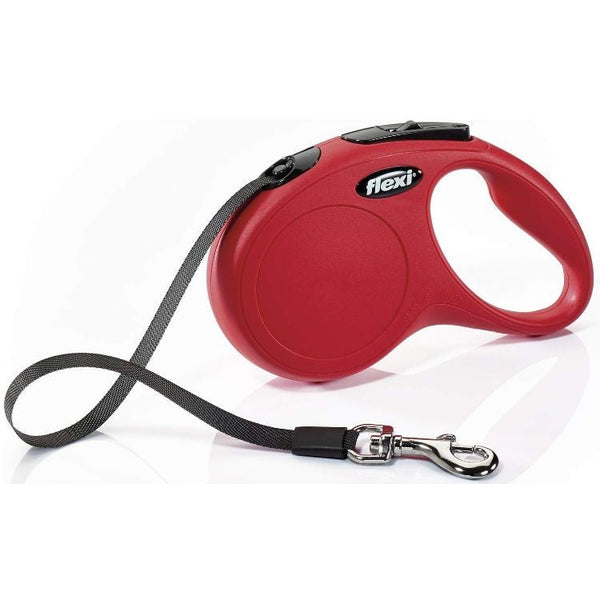 Flexi Classic Red Retractable Dog Leash, Small 16' Long-Dog-Flexi-PetPhenom