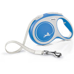 Flexi New Comfort Retractable Tape Leash - Blue, Large - 16' Tape (Pets up to 132 lbs)-Dog-Flexi-PetPhenom