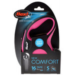 Flexi New Comfort Retractable Tape Leash - Pink, Small - 16' Tape (Pets up to 33 lbs)-Dog-Flexi-PetPhenom