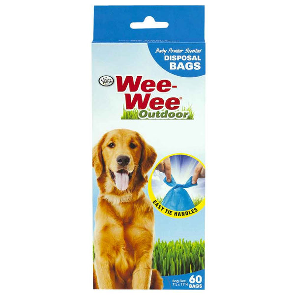Four Paws Wee-Wee Scented Dog Waste Bags 60 Count Blue-Dog-Four Paws-PetPhenom