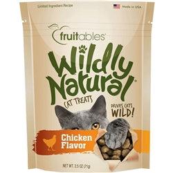 Fruitables Chicken Flavor Wildly Natural Cat Treats - 2.5oz. Pouch-Cat-Fruitables-PetPhenom