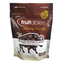 Fruitables Grilled Bison Skinny Minis Soft and Chewy Dog Treats - 5oz. Pouch-Dog-Fruitables-PetPhenom