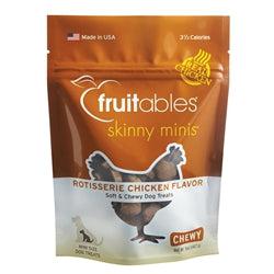Fruitables Rotisserie Chicken Skinny Minis Soft and Chewy Dog Treats - 5oz. Pouch-Dog-Fruitables-PetPhenom