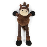 GoDog Toys Checkers Skinny Horse - Large-Dog-GoDog⢠Toys-PetPhenom
