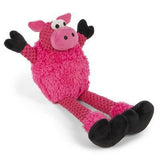 GoDog Toys Checkers Skinny Pig - Large-Dog-GoDog⢠Toys-PetPhenom