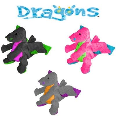 GoDog™ Toys Dragon Toys with Chew Guard™ - Large - Pink-Dog-GoDog™ Toys-PetPhenom