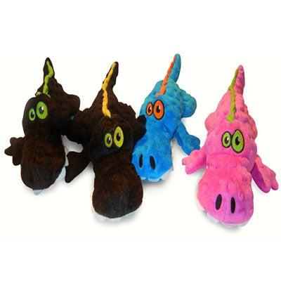 GoDog™ Toys Gator Toys with Chew Guard™ - Large - Pink-Dog-GoDog™ Toys-PetPhenom