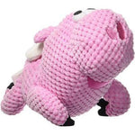 GoDog™ Toys goDog - Checkers Flying Pig Pink Large-Dog-GoDog™ Toys-PetPhenom