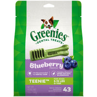 Greenies Teenie Dental Dog Treats Blueberry, 43 count-Dog-Greenies-PetPhenom