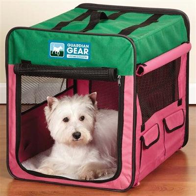Guardian Gear Collapsible Crate -Small (Rose/Green)-Dog-Guardian Gear-PetPhenom