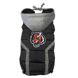 Hip Doggie Inc. Cincinnati Bengals Dog Puffer Vest by Hip Doggie -M-Dog-Hip Doggie Inc.-PetPhenom