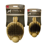 Hugs Pet Products Massaging Pet Palm Brush Large Brown 6.5" x 4" x 3"-Dog-Hugs Pet Products-PetPhenom