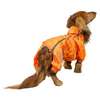 Hurtta Slush Combat Suit, Orange Camo -12S-Dog-Hurtta-PetPhenom