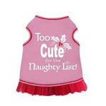 I See Spot Too Cute for the Naughty List Dress - Pink -Medium-Dog-I See Spot-PetPhenom