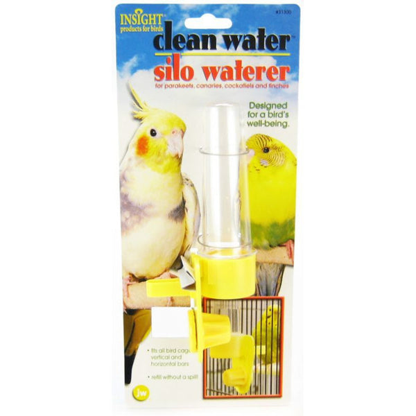 JW Insight Clean Water Silo Waterer, Regular - 7" Tall-Bird-JW Pet-PetPhenom