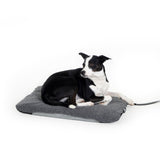 K&H Pet Products Lectro-Soft Outdoor Heated Pet Bed Medium Gray 19" x 24" x 1"-Dog-K&H Pet Products-PetPhenom