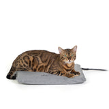 K&H Pet Products Lectro-Soft Outdoor Heated Pet Bed Small Gray 14" x 18" x 1"-Dog-K&H Pet Products-PetPhenom