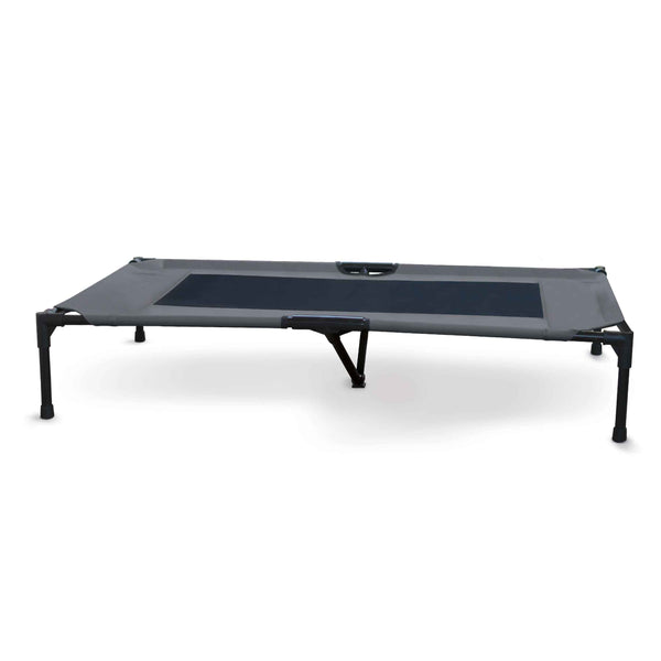 K&H Pet Products Original Pet Cot Elevated Pet Bed Extra Large Charcoal/Black 32" x 50" x 9"-Dog-K&H Pet Products-PetPhenom